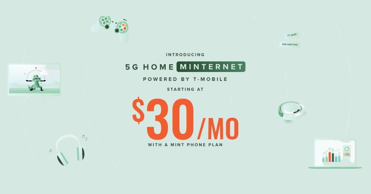 Mint Mobile 5G home internet: $30 unlimited